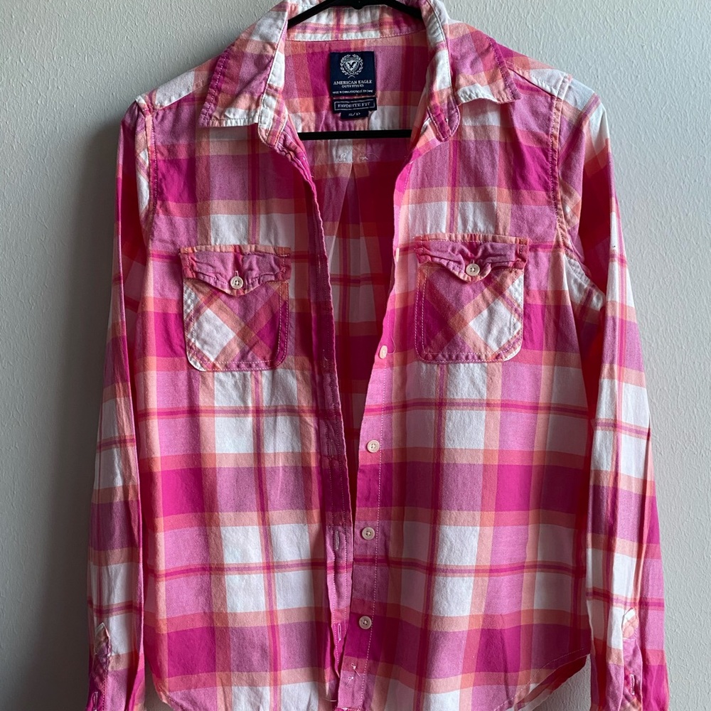 Pink Button Down Shirt